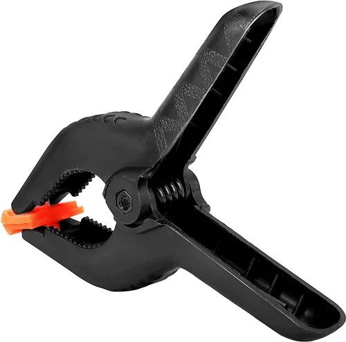 Miniatura 3 de ZOENHOU Juego de 20 abrazaderas de resorte de 4.5 pulgadas, clips de plástico de nailon resistente con almohadilla de mandíbula flexible y asas