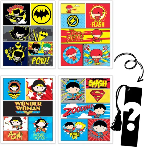 Miniatura 10 de TRENDYPRINT DC Comics – Liga de la Justicia – Alex Ross Art – Mujer Maravilla – Linterna Verde – Superman – Batman – Juego de cuatro arte de pared