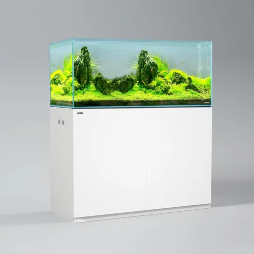 Miniatura 10 de Landen Soporte de madera para acuario y gabinete para tanque de hasta 20 galones, soporte de tanque de agua salada y reptil de peces, alfombrilla