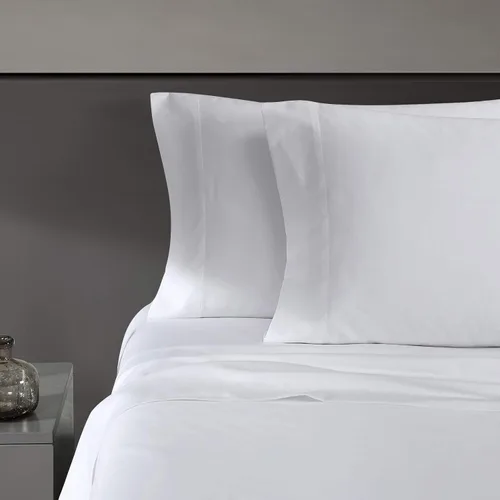 Miniatura 15 de Vera Wang - Juego de sábanas Queen, ropa de cama de lujo de algodón satinado, 800 hilos, juego de ropa de cama suave y lisa (Beige, Queen)