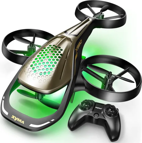 SYMA Helicóptero RC X990 para niños, helicóptero de control remoto con increíbles trucos de acrobacias, protección de hélice de 360°, retención de
