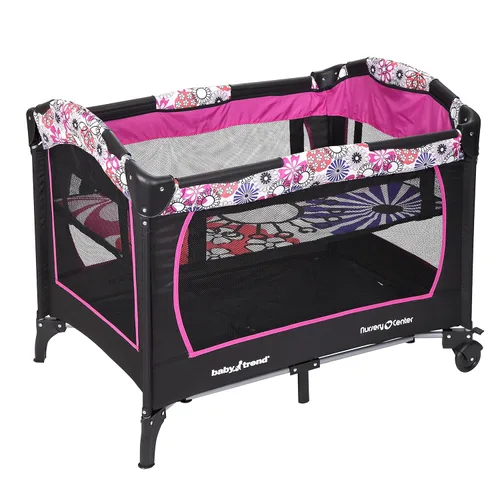Miniatura 2 de Baby Trend Nursery Center® Corral para niños, jardín floral Floral Garden