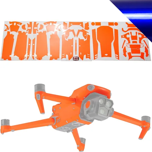 Miniatura 18 de WRAPGRADE Adhesivos de piel completa para DJI Mavic 3 / Mavic 3 Classic (amarillo neón)