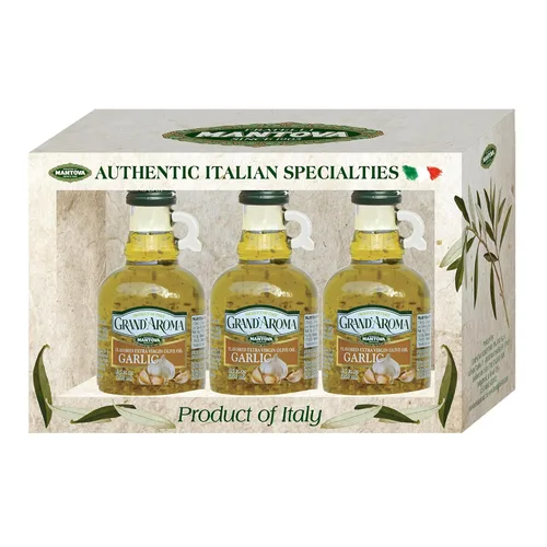 Miniatura 11 de Mantova Grand'Aroma Aceite de oliva virgen extra con sabor a trufa, fabricado en Italia, prensado en frío, 100% natural, aceite de cocina saludable