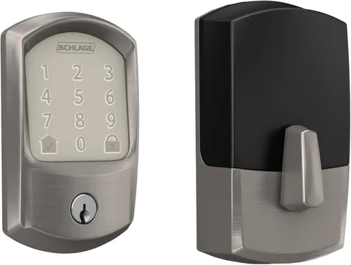 Miniatura 13 de Schlage - Cerradura inteligente Wi-Fi de codificación con borde Camelot en bronce envejecido
