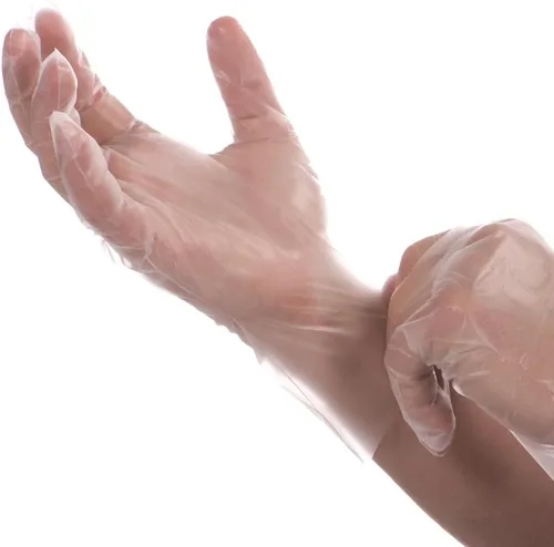 Miniatura 4 de TRONEX Guantes desechables de polietileno fundido seguro para alimentos CPE en relieve plástico transparente PE para preparación de panadería