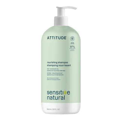 Miniatura 13 de ATTITUDE Champú para el cabello para cuero cabelludo seco sensible, verificado por EWG, avena calmante, protege el color, ingredientes derivados