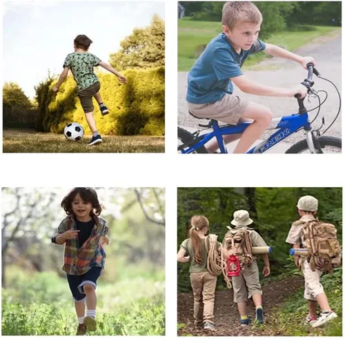 Miniatura 6 de Pantalones de secado rápido para niños para exteriores, pantalones cargo para senderismo, escalada, pantalones convertibles, pantalones de pesca