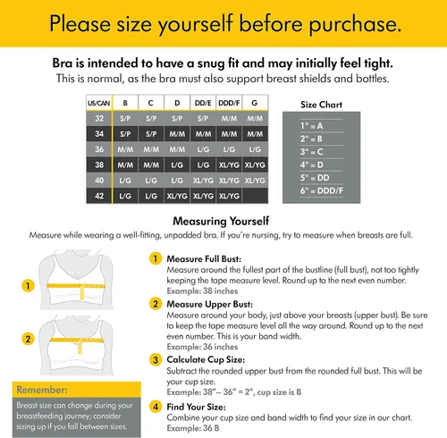 Miniatura 6 de Medela Keep Cool Ultra Bra Seamless Maternity & Nursing Bra with 6 Breathing Zones, Soft Touch Fabric and Extra Support