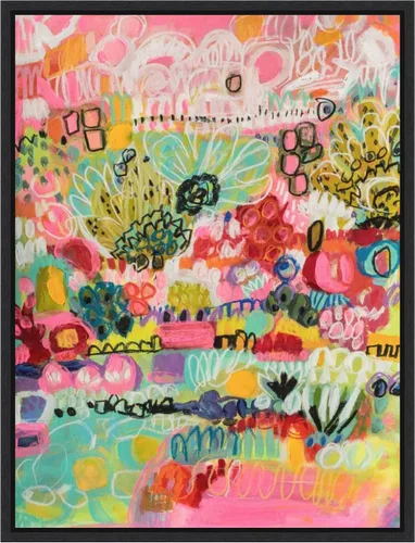 Miniatura 17 de Amanti Art Karen Fields - Lienzo enmarcado para pared, 24 x 18 pulgadas, jardín bohemio III por Karen Fields, lienzo enmarcado para pared, arte