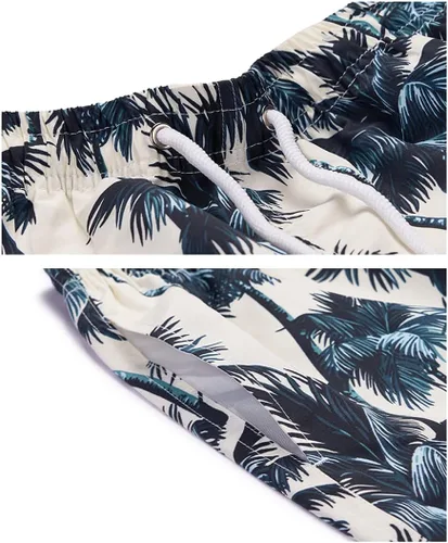 Miniatura 6 de Lavnis Conjunto de camisa hawaiana para hombre, camisa de manga corta con flores y pantalones cortos, trajes de 2 piezas