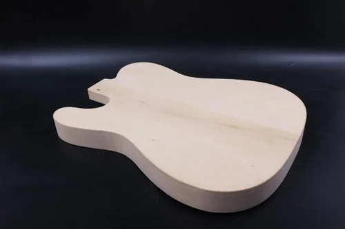 Miniatura 6 de Cuerpo de guitarra eléctrica en blanco de madera maciza Cuerpo de guitarra eléctrica Proyecto sin terminar Reemplazo del cuerpo de guitarra