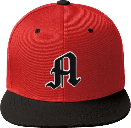 Miniatura 926 de Daxton Gorra clásica con visera de billete plano con letras del alfabeto inglés antiguo de la A a la Z
