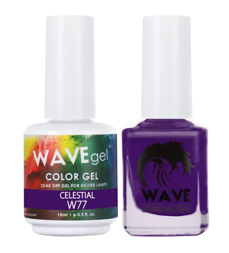Miniatura 6 de WAVEGEL - Juego dúo de gel y esmalte de uñas a juego - Colección Simplicity - #P109 Blizzard I 0.5 onzas