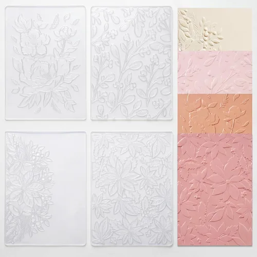 Miniatura 8 de Geiserailie 8 carpetas de estampado en relieve 2d/3D, plantilla de máquina de estampado en relieve, carpeta de tarjetas de papel para hacer