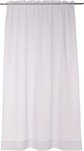 Miniatura 24 de Stylemaster Elegance Cenefa recta de gasa transparente, 60 x 14 pulgadas, color dorado