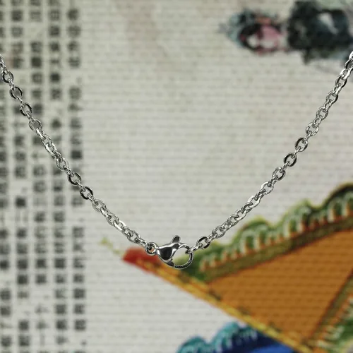 Miniatura 5 de Collares con colgante de ala de ángel tallada a mano con fluorita arcoíris natural, 18 pulgadas