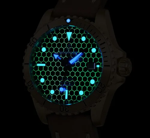 Miniatura 3 de BODERRY Relojes de buceo automáticos japoneses originales para hombre, caja de bronce con cristal de zafiro, reloj de pulsera mecánico impermeable