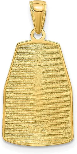 Miniatura 3 de Collar con dije de oro amarillo de 14 quilates del sur de EE. UU. Key West con dije de oro amarillo del sur de la mayoría de los puntos de EE. UU.