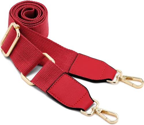 Miniatura 13 de Correa de Bolso de Hombro Ancha de Repuesto Ajustable Cinturón de Lona Bolso Cruzado Bolso de Mano