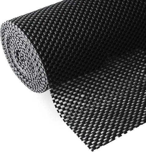 Forro para estantes y cajones, no adhesivo, antideslizante y de agarre duradero, almohadilla limpia, tamaño completo 17.7 pulgadas x 20 pies para