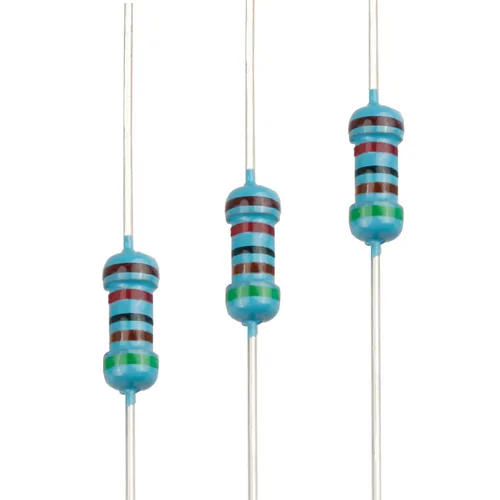 Miniatura 55 de 100pcs 1 ohm Resistor 1/4w (0.25 W) Resistencia fija de película metálica de tolerancia ±1%, múltiples valores de resistencia opcional