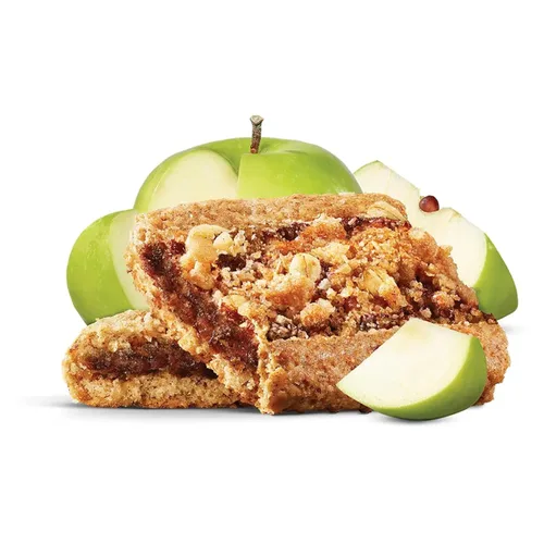 Miniatura 8 de Nature's Bakery Barras de desmoronamiento de avena, manzana, fruta real, veganas, sin OMG, barra de desayuno, 1 caja con 6 paquetes, 6