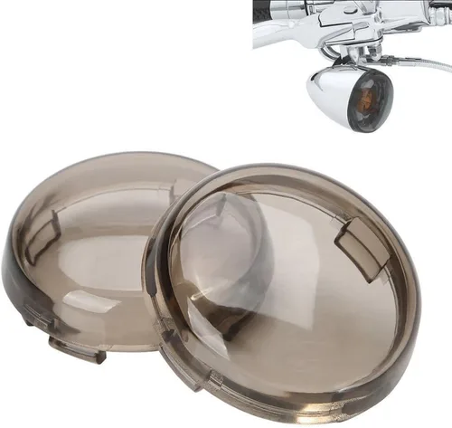 Miniatura 7 de ZYTC Kit de lente de señal de giro para motocicleta, lente ahumada, para Harley-Davidson Touring Softail Dyna Sportsters 2002-2013 Ahumado