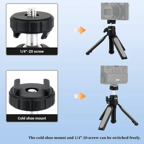 Miniatura 5 de KIWIFOTOS Extensión de trípode para cámara con varilla para selfie para Sony ZV1F ZV1 RX100VII RX100VA A6400 A6300 A6600 Fujifilm X100VI, X100V
