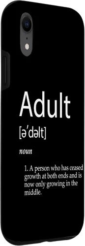 Miniatura 3 de Funny Adult Definition Joke for Parents Dad Mom Adults Case for iPhone XR