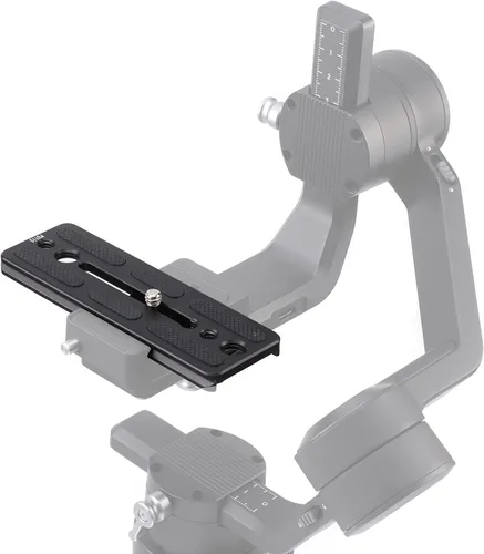 FocusFoto Placa de liberación rápida de 4.528 in para DJI Ronin SC Gimbal Estabilizador Cámara Arca-Swiss Standard Tripod Ballhead (PU115)