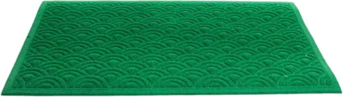 Miniatura 2 de Imports Decor Felpudo rectangular sintético para puerta, 18" x 30", verde