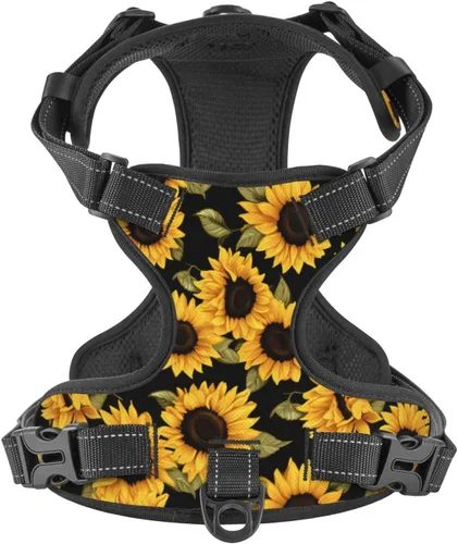 Miniatura 12 de 250th USA Anniversary Reflective Dog Harness No Pull Soft Vest Harness for Small Medium Large Dog Puppy Pets (Small Size)