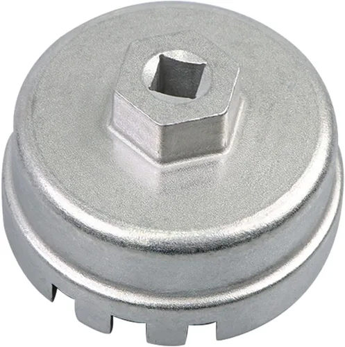 Llave para filtro de aceite de 1.8L Llave de extracción de tapa de filtro de aceite 64mm 14 flautas Compatible con Toyota Lexus Prius Scion CT200h