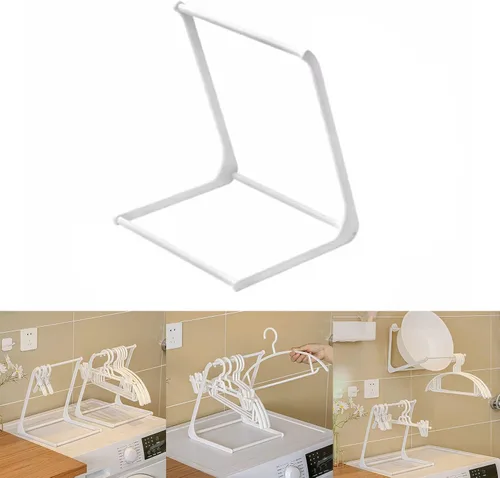 Miniatura 5 de Organizador de percha para armario, lavandería, ropa para colgar ropa, apilador, soporte para colgar ropa para adultos o niños