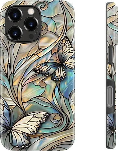 Miniatura 31 de LUHOURI Funda para iPhone 12 Mini, compatible con carga inalámbrica, doble capa, interior de silicona suave + carcasa exterior dura, bonito diseño