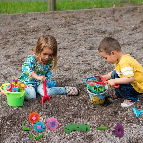 Miniatura 6 de BIRANCO. Juguetes de construcción de jardín de flores - Construye un ramo de arreglos florales para niños pequeños y niños regalos para niñas de 3