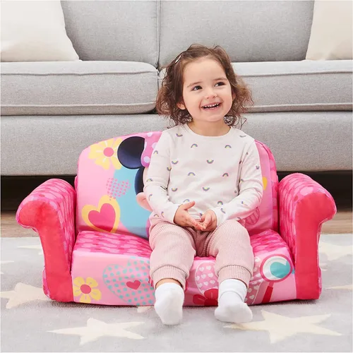 Miniatura 2 de Muebles Marshmallow para niños, sofá de espuma 2 en 1, Minnie Mouse, por Spin Master