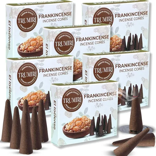 Miniatura 14 de TRUMIRI Incienso ámbar – Paquete de 20 conos (2 x 10) – Incienso de cono perfumado