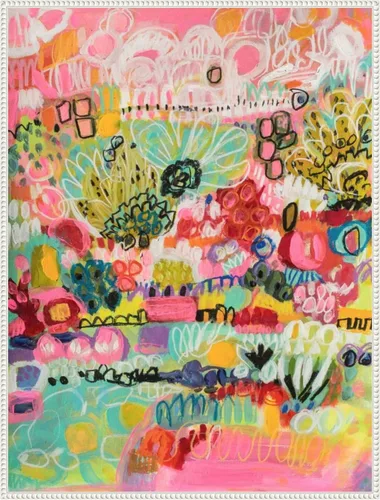 Miniatura 15 de Amanti Art Karen Fields - Lienzo enmarcado para pared, 24 x 18 pulgadas, jardín bohemio III por Karen Fields, lienzo enmarcado para pared, arte