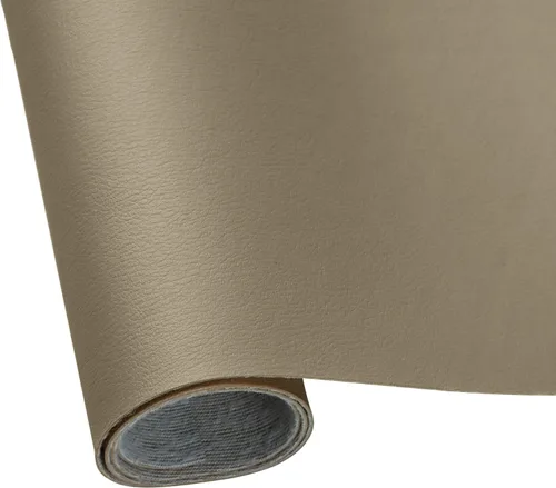 Miniatura 11 de Hojas de cuero sintético para manualidades, un rollo de superficie lisa mate, hojas de tela de cuero sólido, 12 x 53 pulgadas (11.8 in x 53.1 in)
