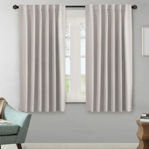 Miniatura 210 de H.VERSAILTEX Cortinas opacas con aislamiento térmico, paneles de tratamiento de ventana, cortinas opacas para oscurecer la habitación, cortinas Gris