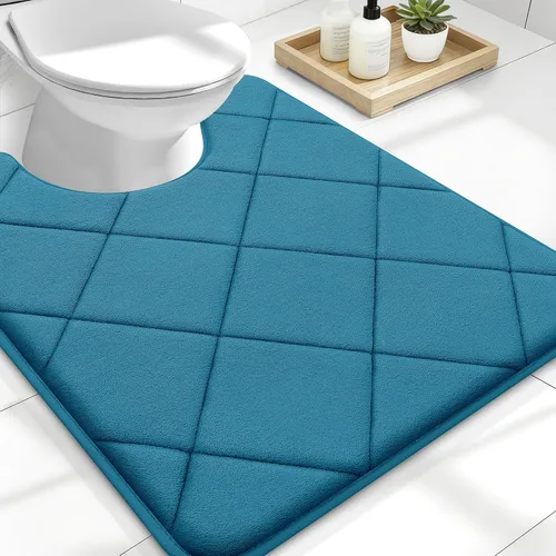 Miniatura 165 de OLANLY Tapete de baño de espuma viscoelástica de 24 x 16 pulgadas, ultra suave y absorbente, lavable a máquina, cómodo tapete de baño para suelo