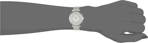 Miniatura 6 de Fossil Carlie Mini - Reloj casual de cuarzo de acero inoxidable y piel para mujer