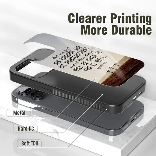 Miniatura 4 de Fundas de teléfono con versículos de Biblias cristianas para mujeres y niñas para iPhone 6 7 8 11 12 13 14 15 16 17 Pro Max Plus Mini X para Samsung