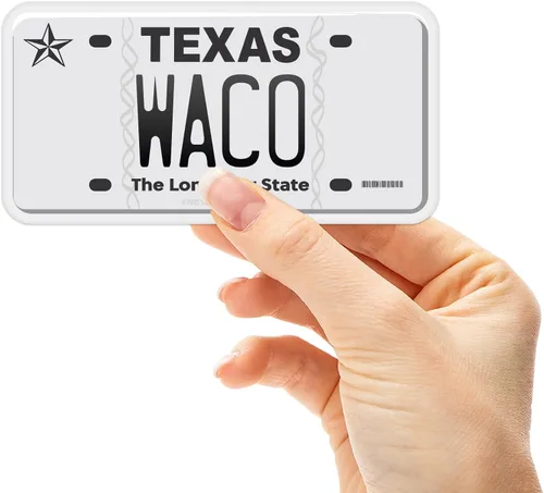 Miniatura 64 de Calcomanía para placa de matrícula de Texas, elige entre más de 50 ciudades de TX, calcomanía para parachoques de Texas para automóvil, calcomanías