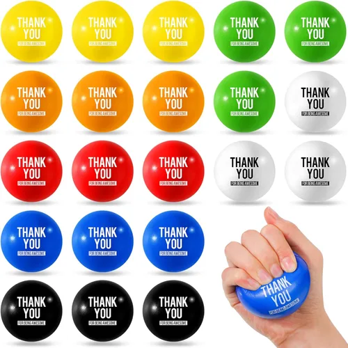 Miniatura 9 de Leitee 21 bolas motivacionales para el estrés, regalo de salud mental, bolas inspiradoras para aliviar el estrés con citas de aliento para terapia