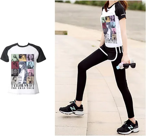 Miniatura 5 de Taylor ERAS Tour Swift 1989 - Camiseta de manga corta suave para mujer, camiseta de música casual, regalo creativo para fans