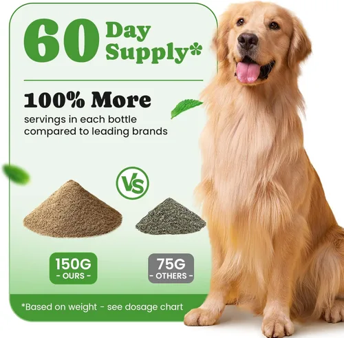 Miniatura 7 de Polvo de limpieza dental para perros, polvo dental para perros y refrescante de aliento para gatos, eliminador de placa para limpieza de dientes