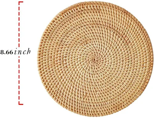 Miniatura 4 de Salvamanteles para platos calientes, ollas y sartenes, almohadillas calientes grandes de cocina de 8.66 pulgadas para encimeras, manteles